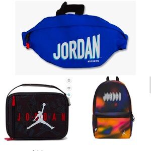 Nike Air Jordan Bundle (Crossbody, Lunch Bag and Backpack)